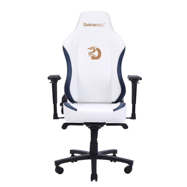 DAWNRISE Silla Gaming Profesional con Masajeador, Silla de Oficina Silla Gaming con Reposapies, Silla Ergonómica con Ruedas, Silla Gamer para Juegos
